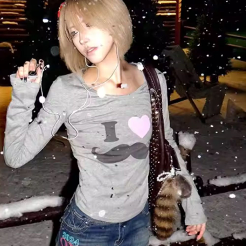 Camiseta Vintage Japonesa Y2K  - Street Fashion In Japan avaliação e preço