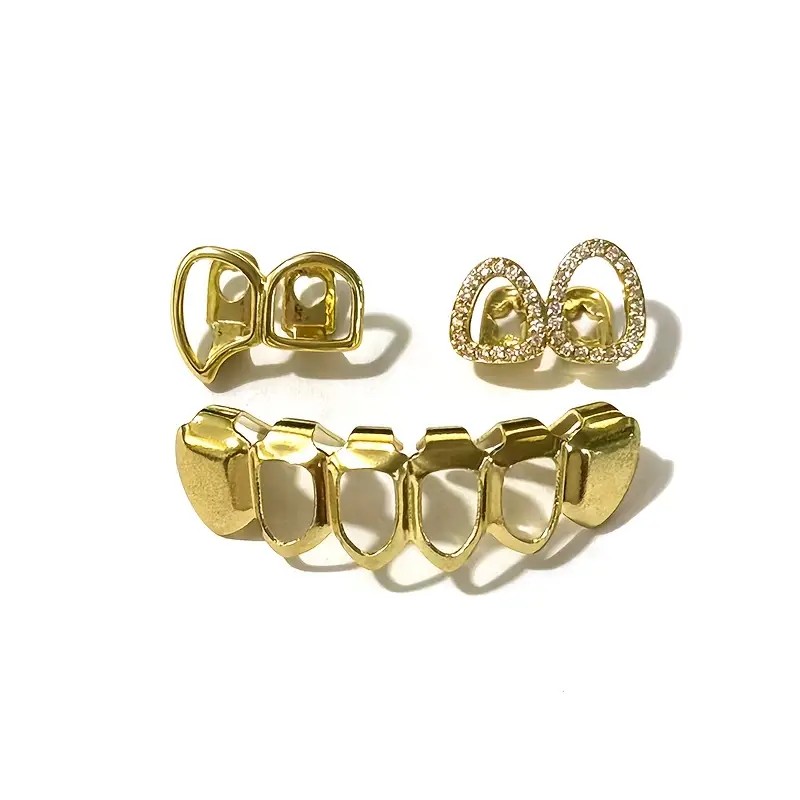 Um conjunto de presas ocos dup - Street Fashion Jewelry avaliação e preço