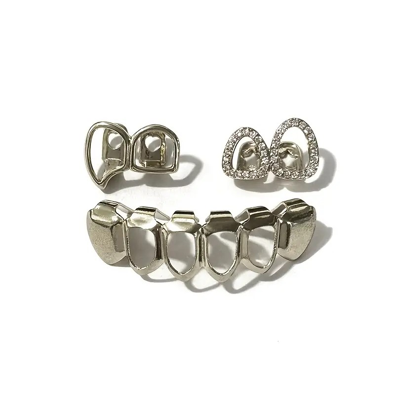 Um conjunto de presas ocos dup - Street Fashion Jewelry avaliação e preço
