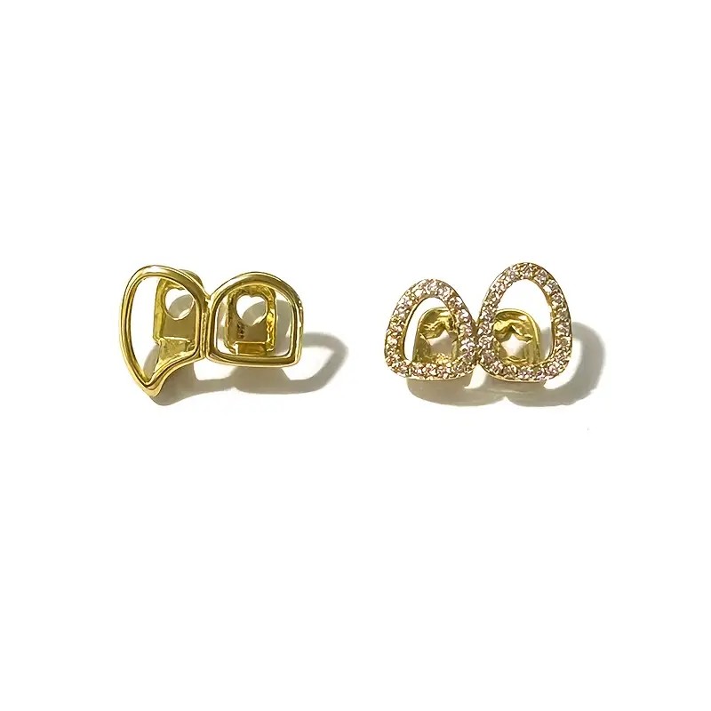 Um conjunto de presas ocos dup - Street Fashion Jewelry avaliação e preço
