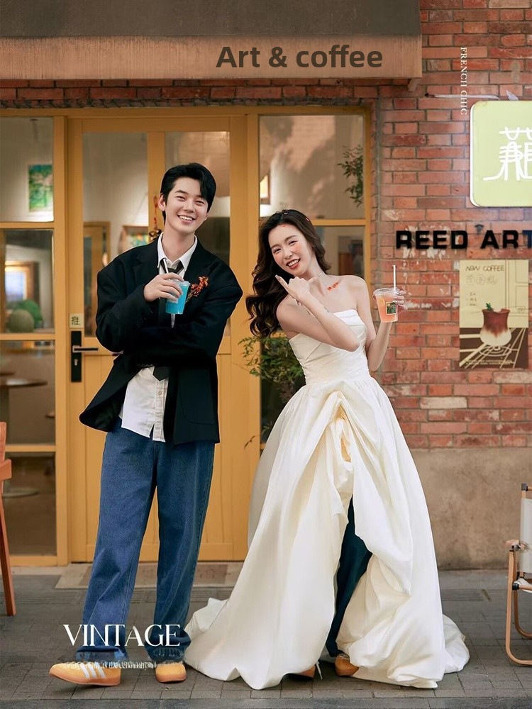 Vestido de Casamento Estilo Co - Street Fashion Korean avaliação e preço