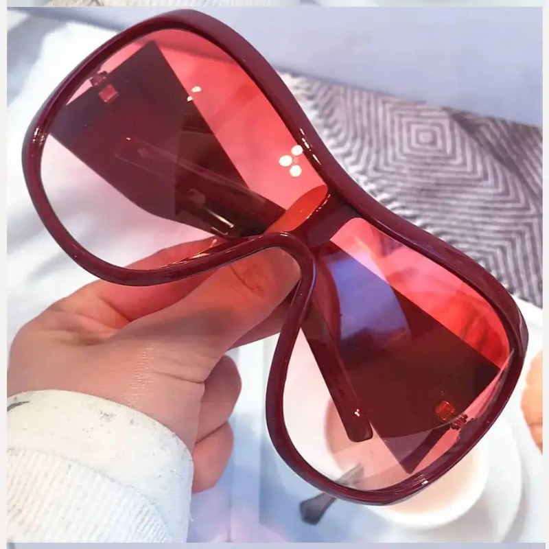 Óculos de sol oversized Y2K On - Street Fashion Glasses avaliação e preço