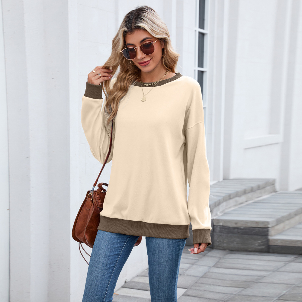 Moletom Feminino Solto de Moda - Oversized Crewneck Fleece avaliação e preço