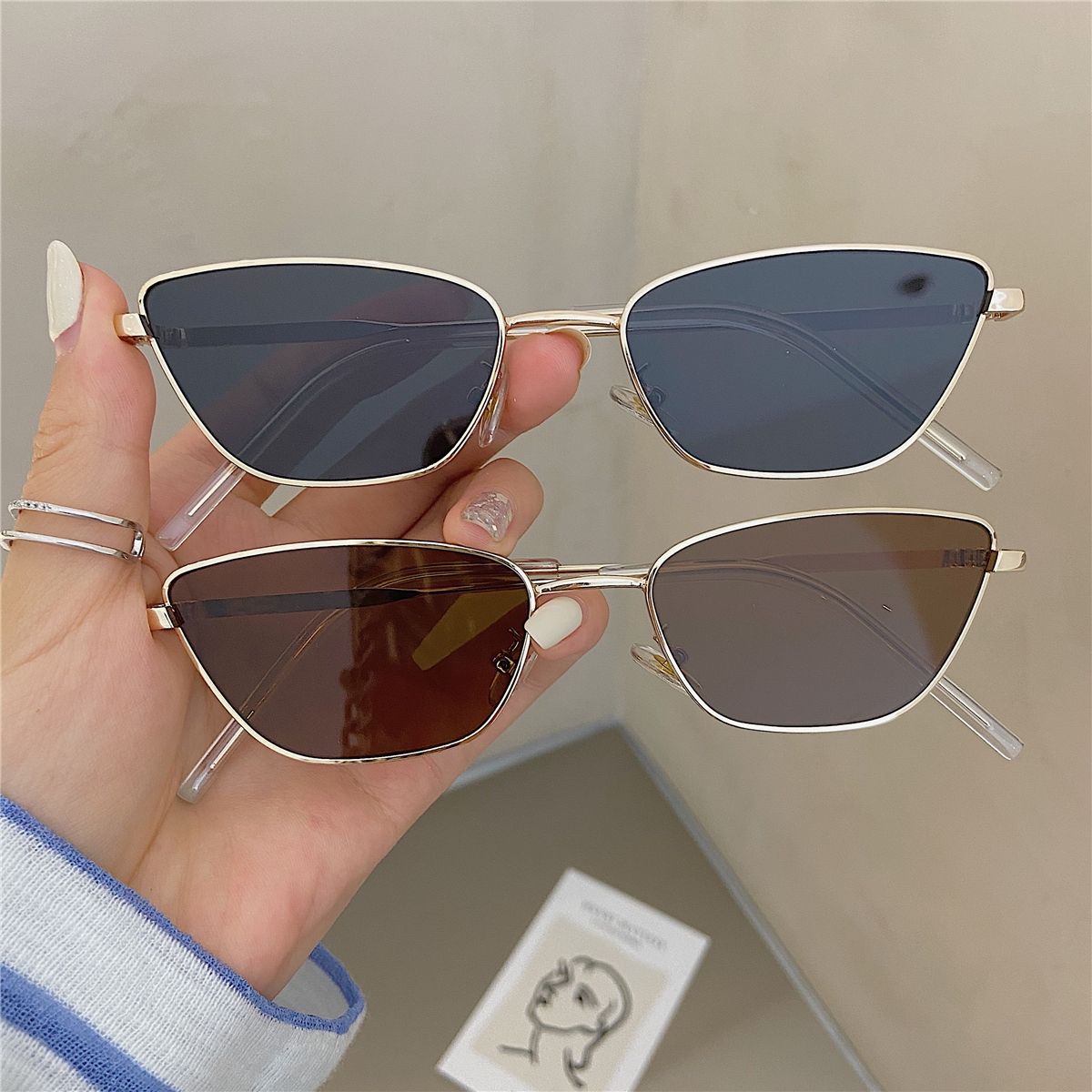 Óculos de Sol Metálicos em For - Street Fashion Glasses avaliação e preço
