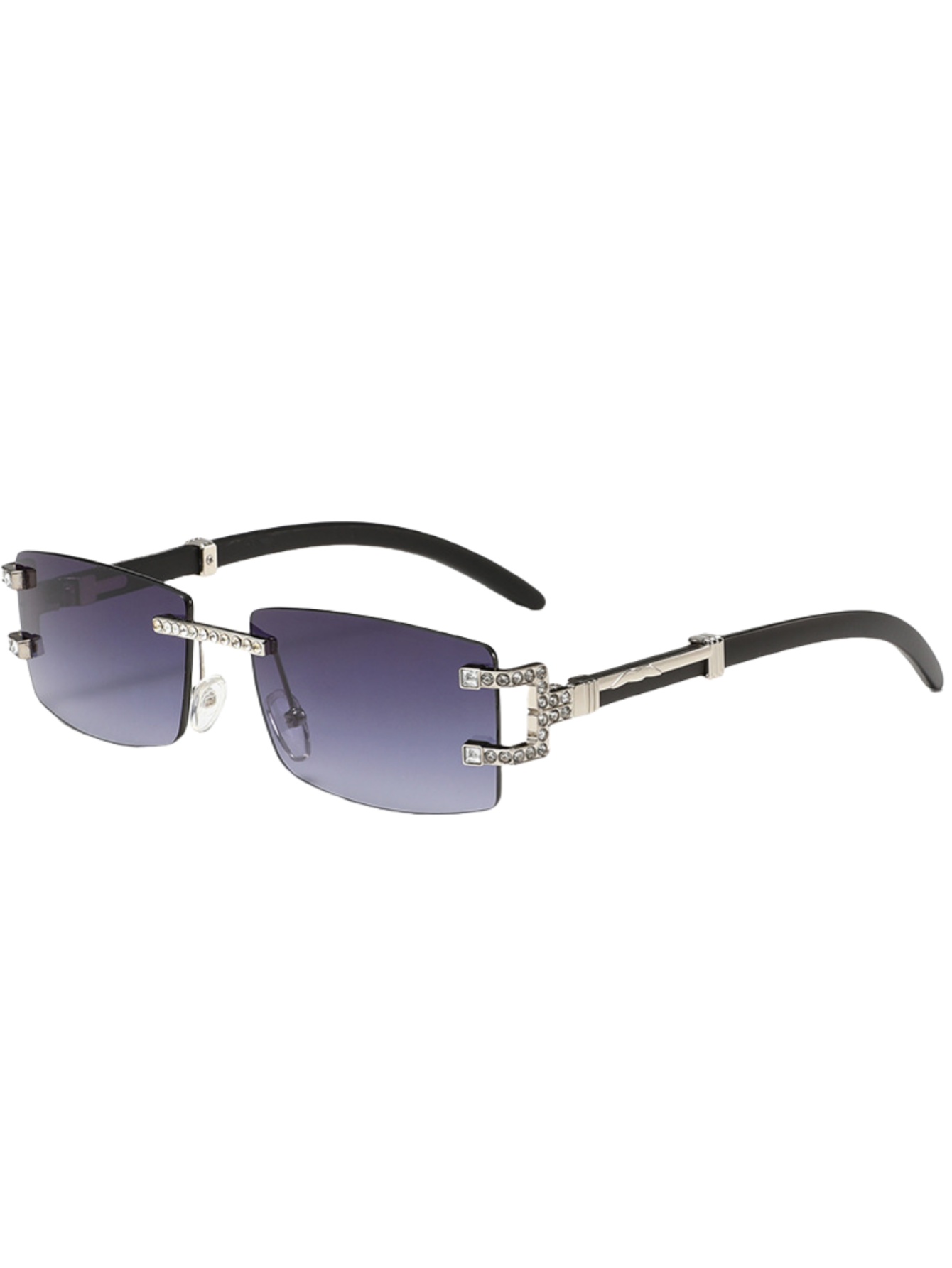 Óculos de sol retrô com perna  - Street Fashion Glasses avaliação e preço