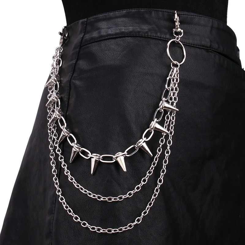 Hip hop punk rock calças de me - Street Fashion Jewelry avaliação e preço