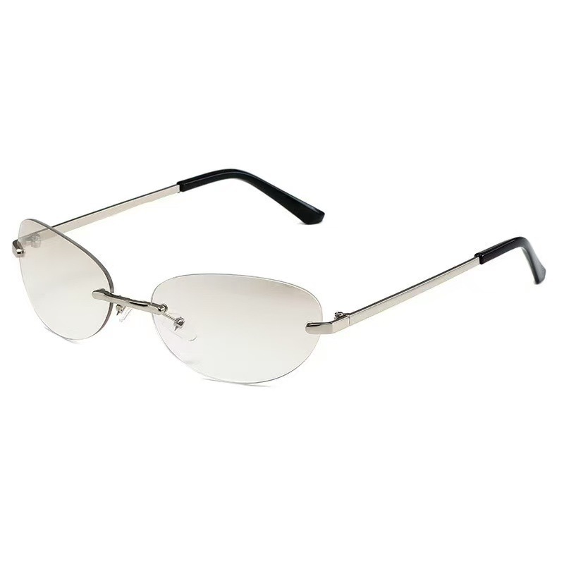 Óculos de Sol Ovais Sem Armaçã - Street Fashion Glasses avaliação e preço