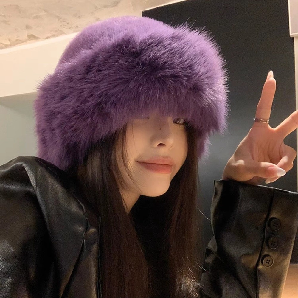 Chapéu de Inverno de Pelúcia M - Bucket Hat Embroidered avaliação e preço