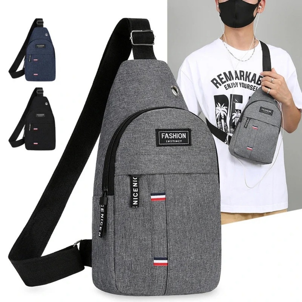 Bolsa Transversal de Lona Impe - Street Fashion Paris avaliação e preço