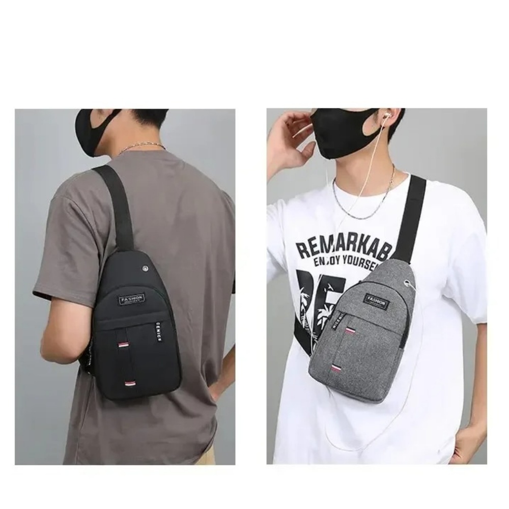 Bolsa Transversal de Lona Impe - Street Fashion Paris avaliação e preço