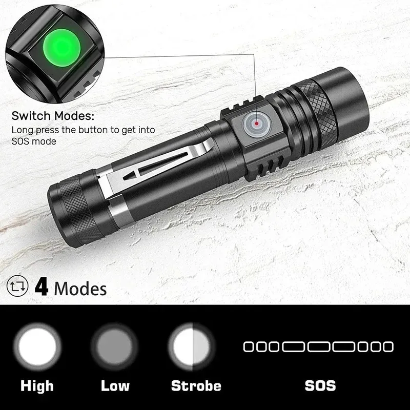 Lanterna LED T6 Recarregável,  - Street Fashion Blog avaliação e preço