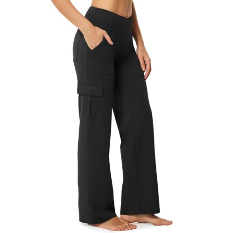 Calças de Yoga Femininas Casei - Cargo Pant Wide avaliação e preço