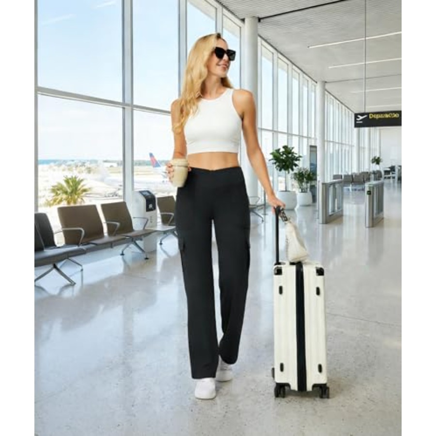 Calças de Yoga Femininas Casei - Cargo Pant Wide avaliação e preço