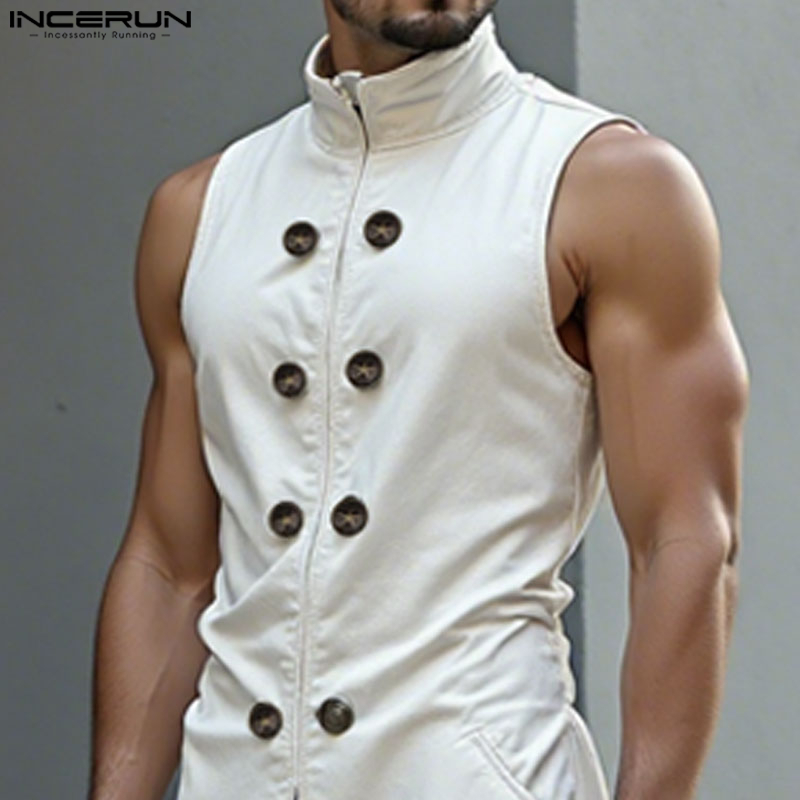 Incerun masculino estilo longo - Street Fashion Style Male avaliação e preço