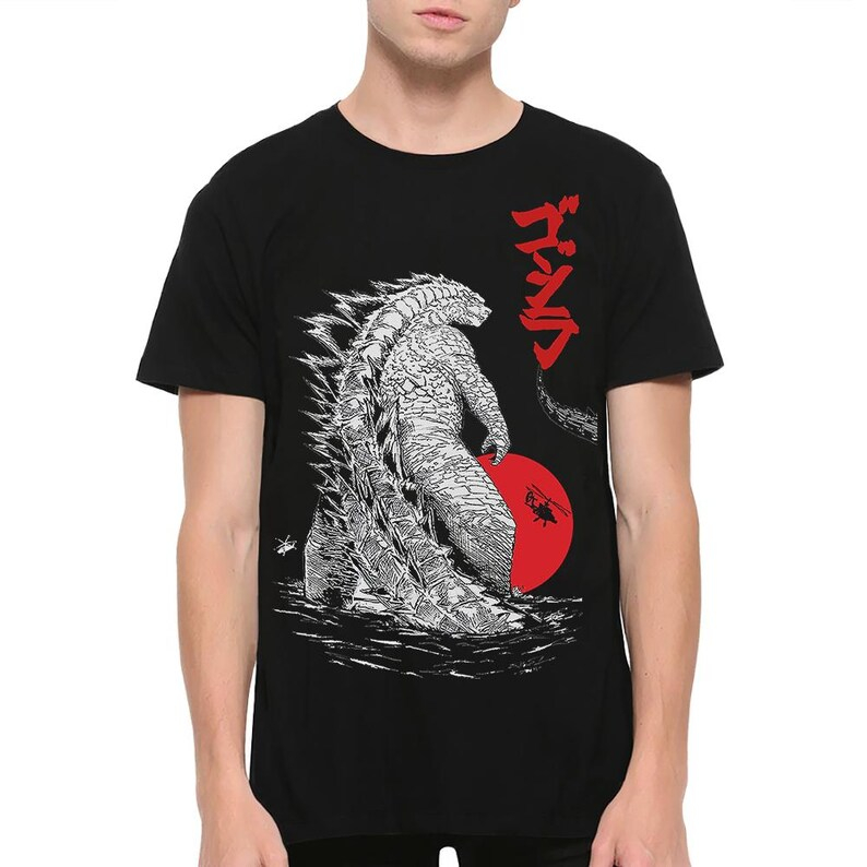 Camiseta Gráfica Godzilla Goji - Street Fashion In Japan avaliação e preço