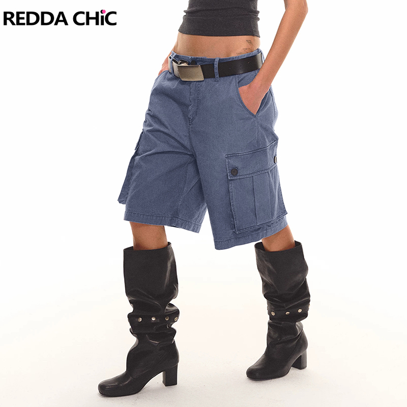 REDDACHiC Shorts Jeans Cargo F - Cargo Pant Wide avaliação e preço