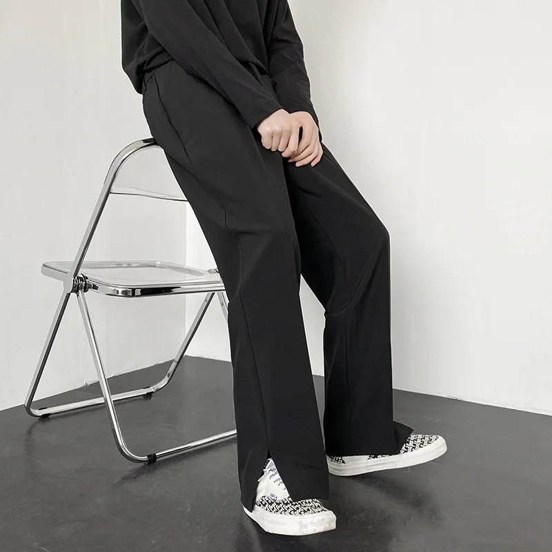 Calças de Terno Masculinas Est - Street Fashion Korean avaliação e preço