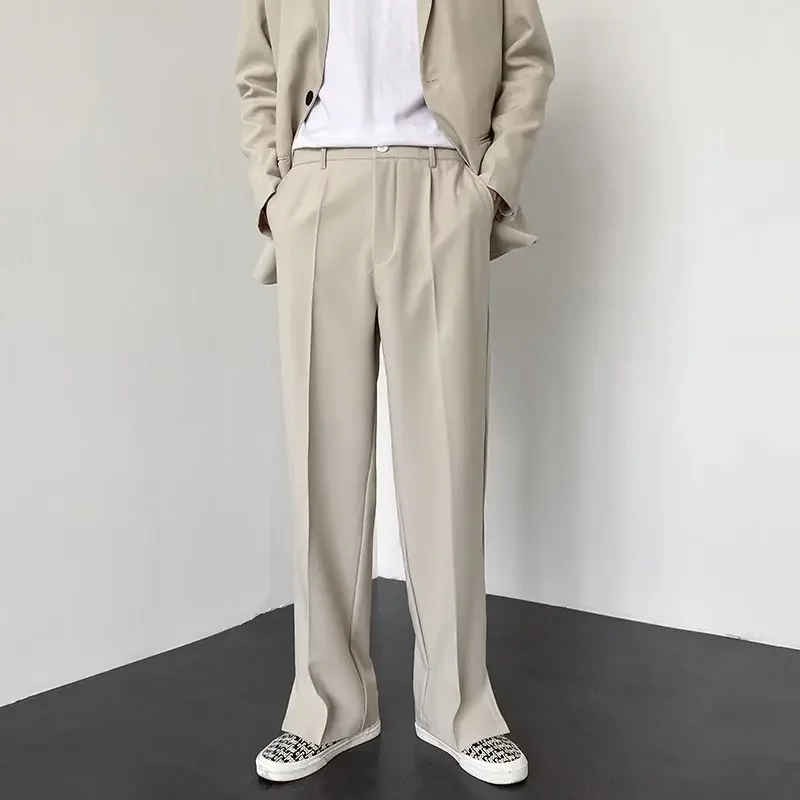 Calças de Terno Masculinas Est - Street Fashion Korean avaliação e preço