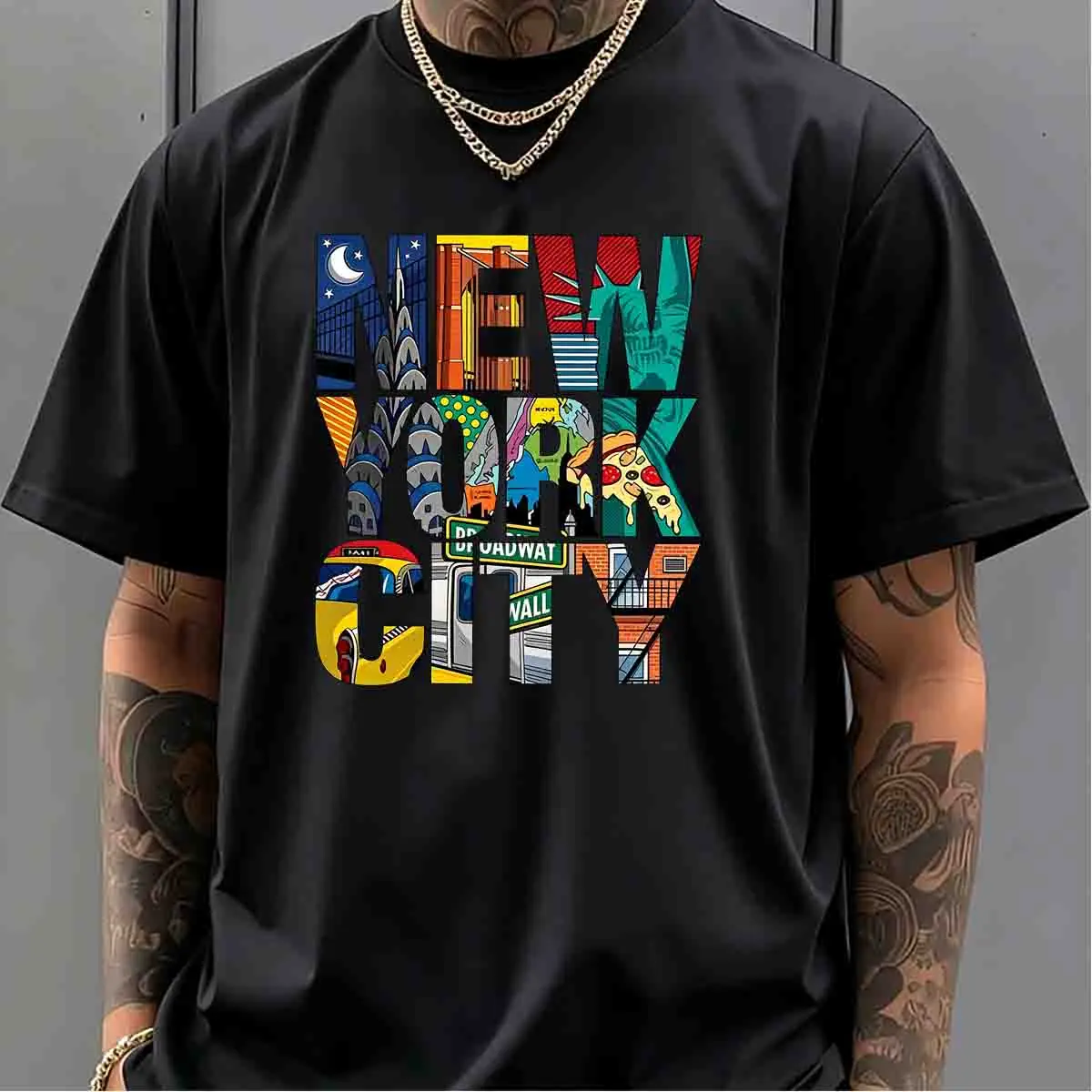 Camisetas Masculinas com Estam - High Street Fashion New York avaliação e preço