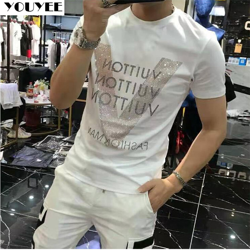 Camiseta roupas de grife de al - Street Fashion Style Male avaliação e preço