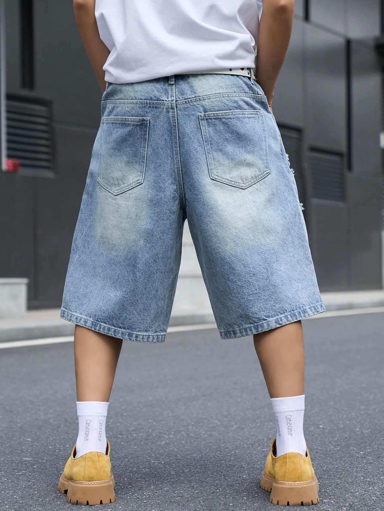 Bermuda Jeans Masculina Solta, - Street Fashion Art avaliação e preço