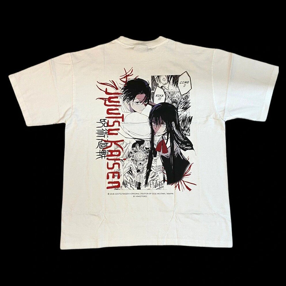 Camiseta Gráfica Jujutsu Kaise - Street Fashion Model avaliação e preço