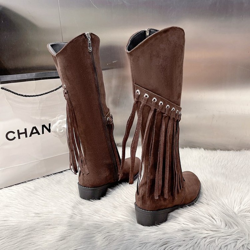 Botas de joelho femininas sapa - Street Fashion Luxury avaliação e preço